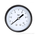 black steel case bottom connection pressure gauge